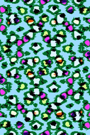 不规则几何印花华亿平台图片