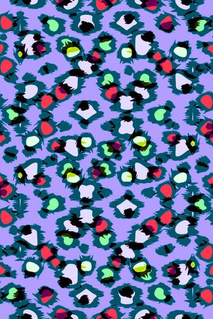 不规则几何印花华亿平台图片