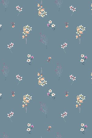 小碎花印花华亿平台图片