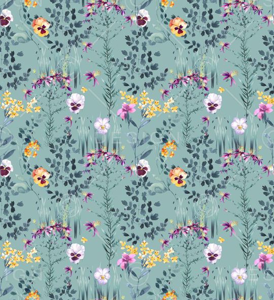 小碎花印花华亿平台图片