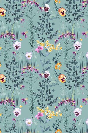 小碎花印花华亿平台图片