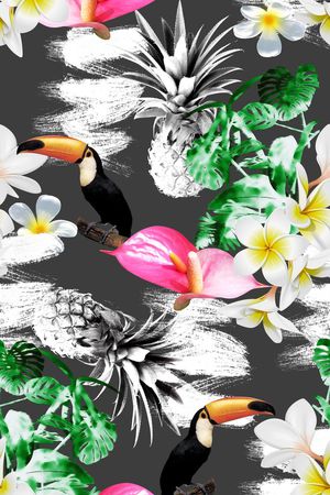 热带印花华亿平台图片