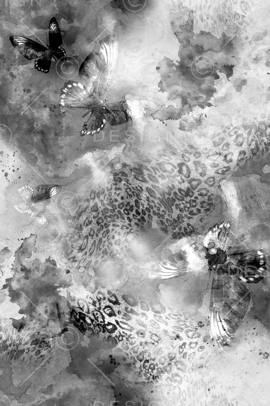 水墨印花华亿平台图片