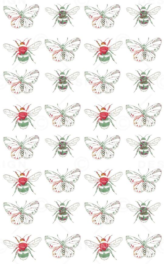 清新水彩印花华亿平台图片