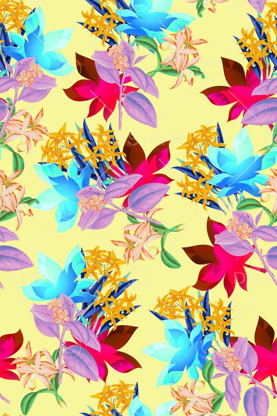 兰花印花华亿平台图片