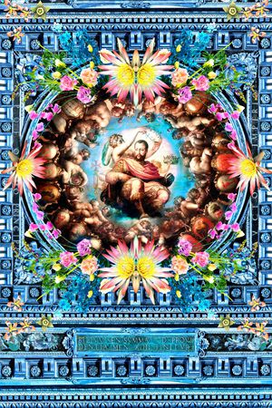 几何印花华亿平台图片