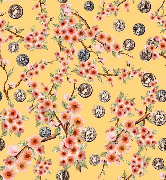 花朵印花华亿平台图片