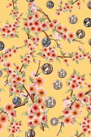 花朵印花华亿平台图片