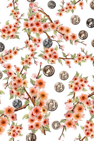 花朵印花华亿平台图片