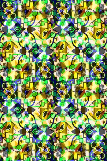 641672-几何艺术拼贴