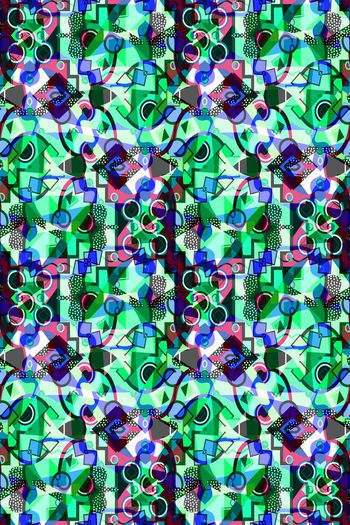 641684-几何艺术拼贴