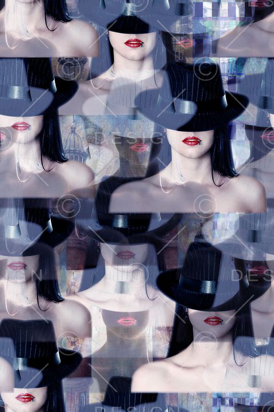 人物印花华亿平台图片