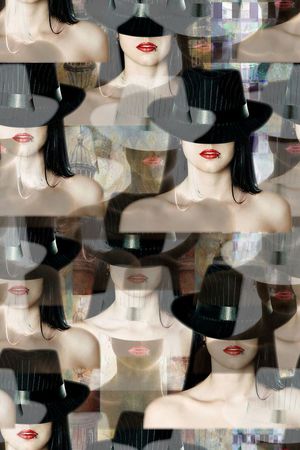 人物印花华亿平台图片