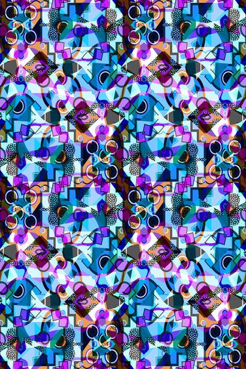 641690-几何艺术拼贴