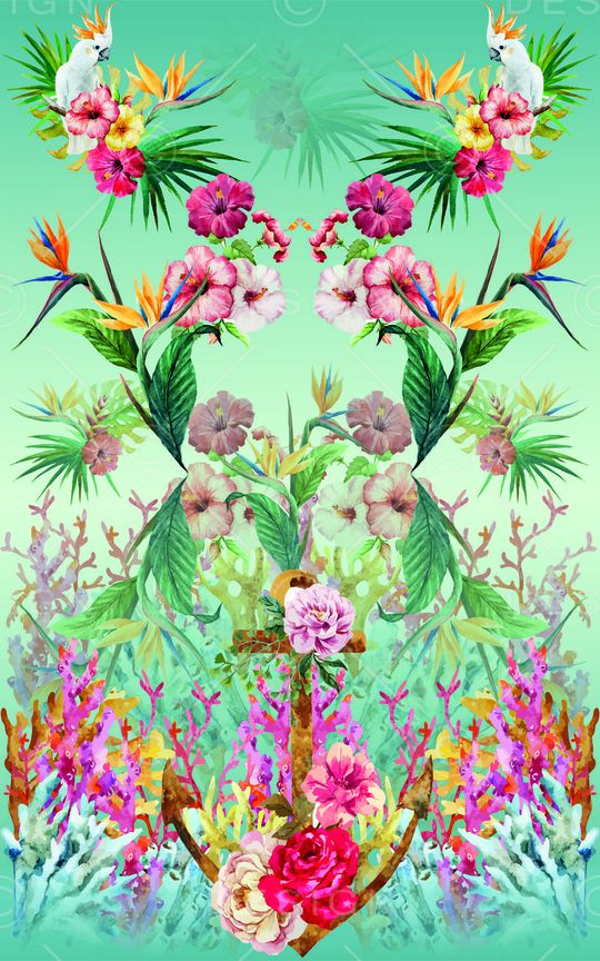 watercolor印花华亿平台图片