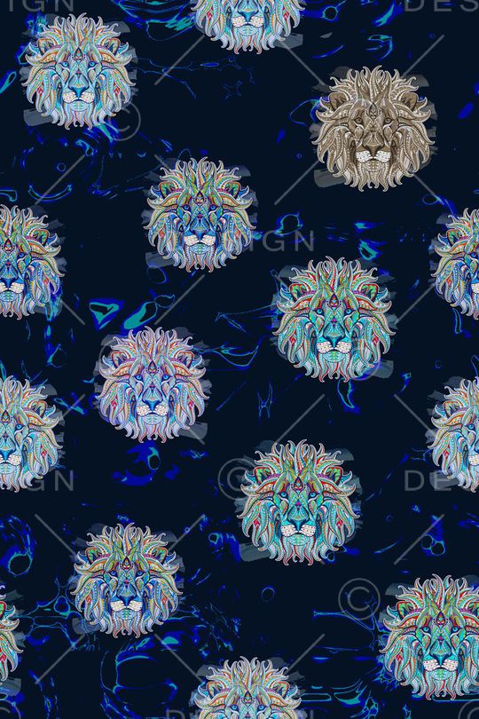 动物纹理印花华亿平台图片