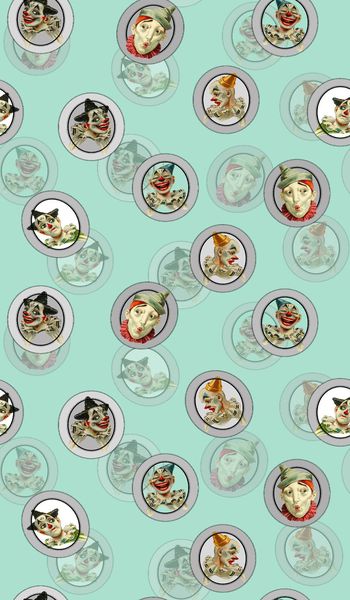 641733-时尚椭圆小丑人物