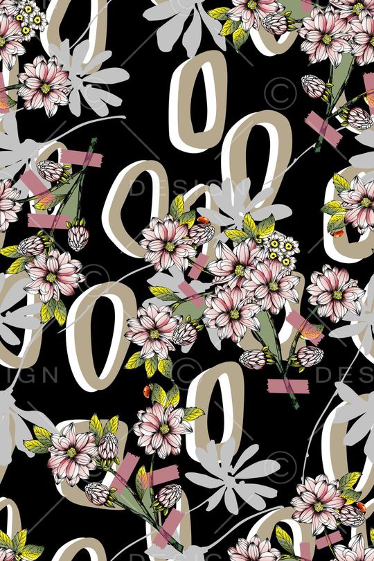 碎花印花华亿平台图片