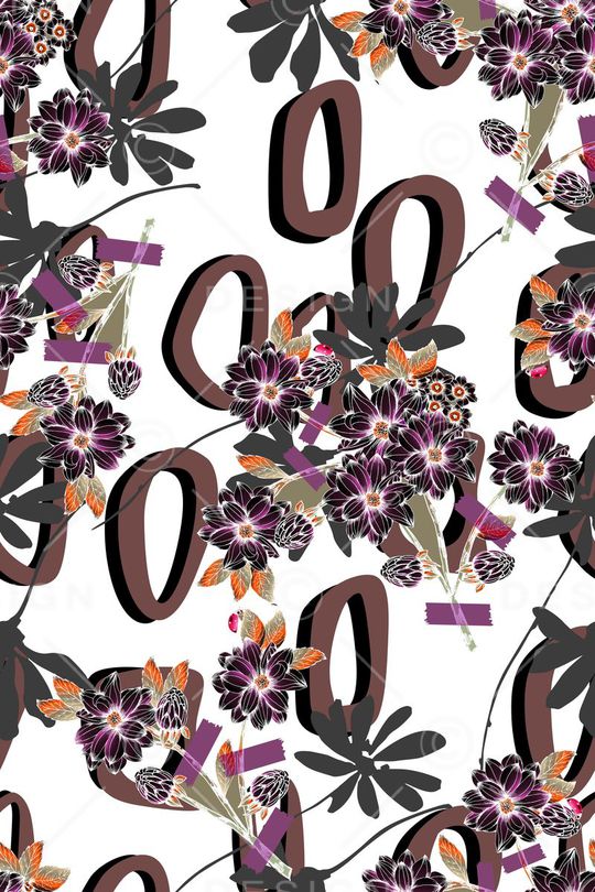 碎花印花华亿平台图片