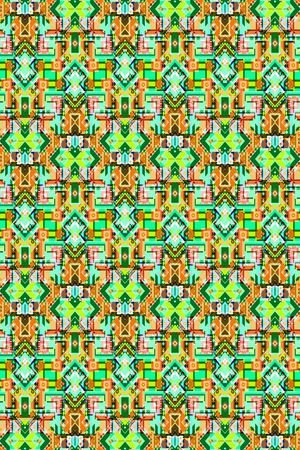 小方块印花华亿平台图片