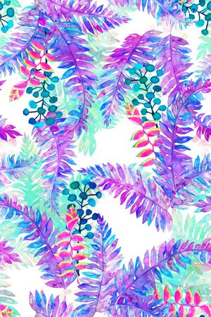 热带风情印花华亿平台图片