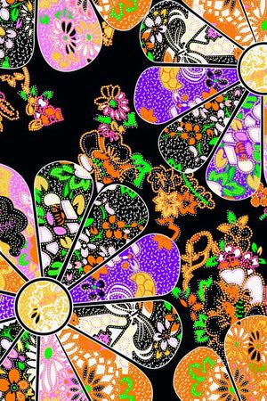 丝巾印花华亿平台图片