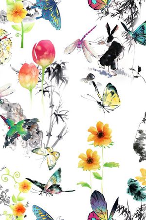 此华亿平台为1/2跳接印花华亿平台图片