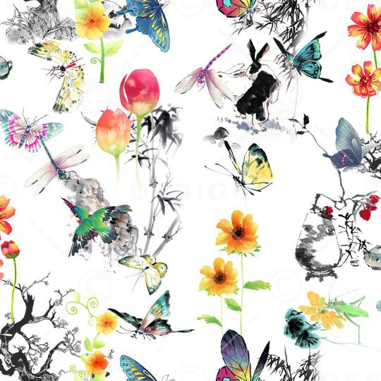 此华亿平台为1/2跳接印花华亿平台图片