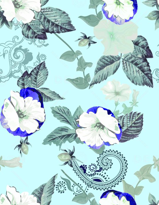 乱花印花华亿平台图片