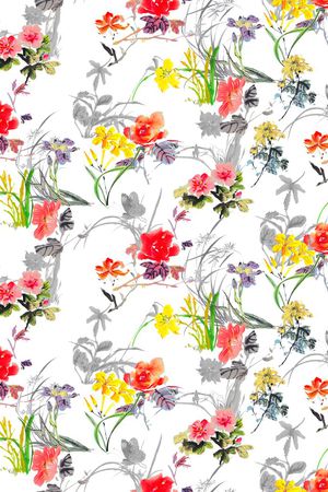 兰花印花华亿平台图片