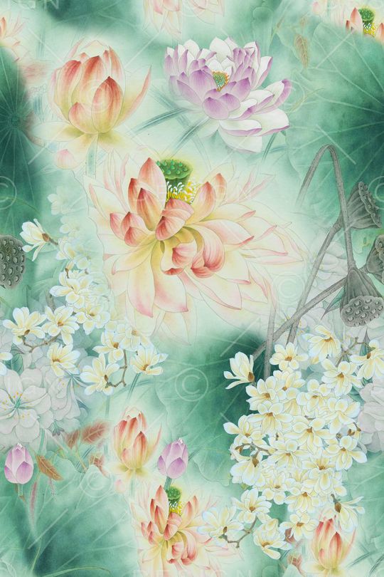 花朵印花华亿平台图片