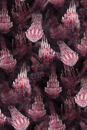 水晶灯印花华亿平台图片