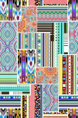 民族风印花华亿平台图片