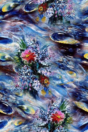 抽象印花华亿平台图片