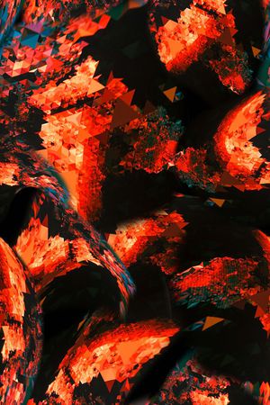 抽象印花华亿平台图片