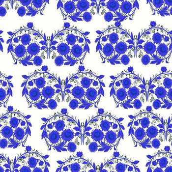 642132-卷草菊花蓝