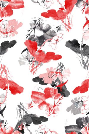 荷花印花华亿平台图片