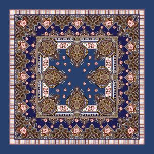 民族风丝巾印花华亿平台图片