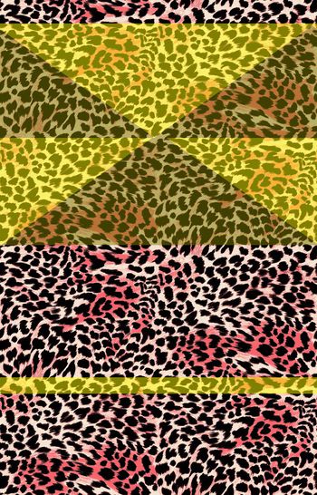 豹纹印花华亿平台图片