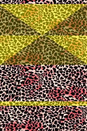 豹纹印花华亿平台图片