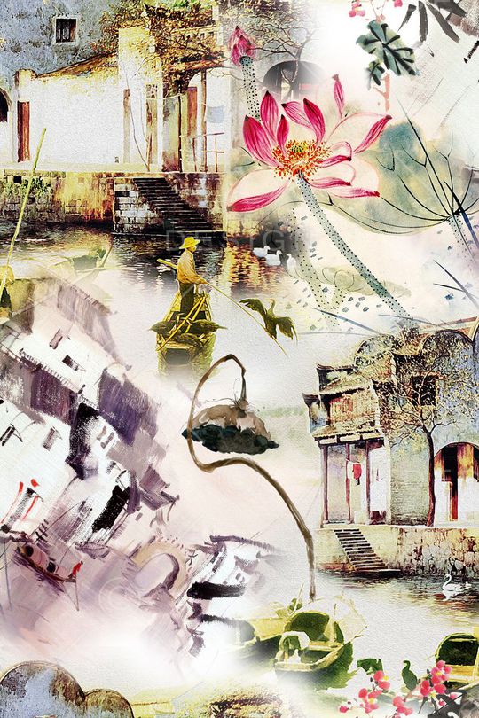 风景印花华亿平台图片