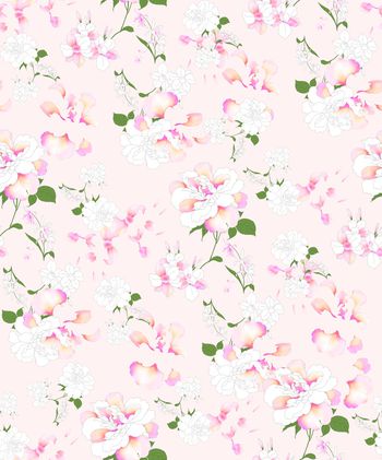 642322-清爽女装泳装手绘花1