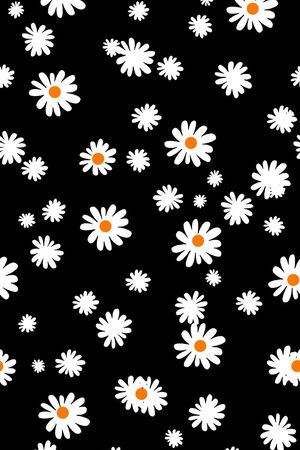 小清新花卉、黑白、女装印花华亿平台图片