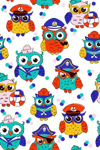 642399-卡通猫头鹰