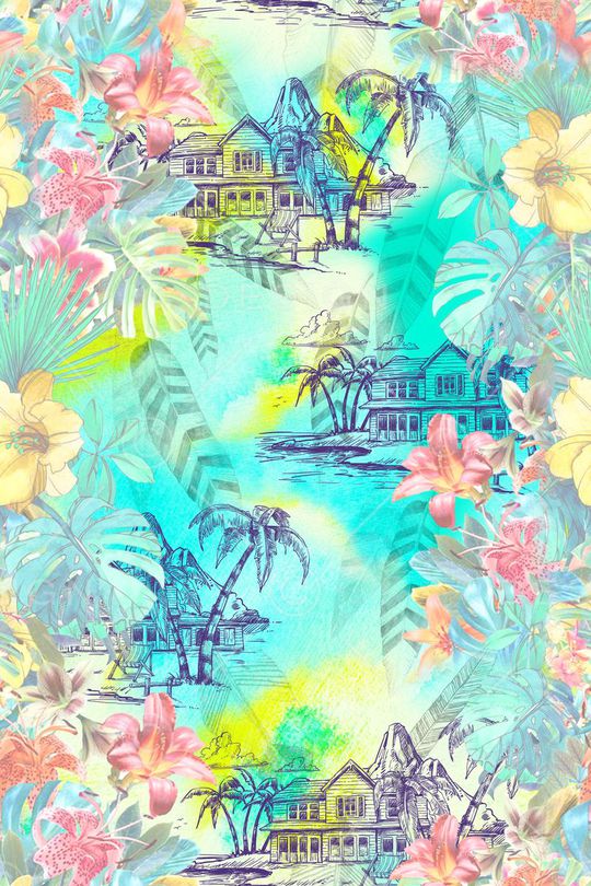 花朵印花华亿平台图片