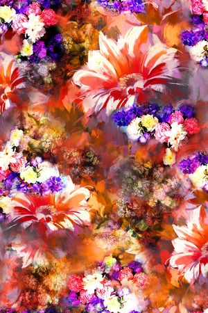 水墨印花华亿平台图片