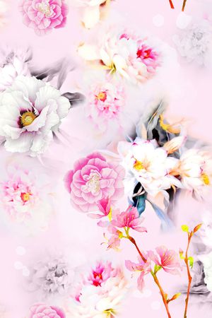 花朵印花华亿平台图片