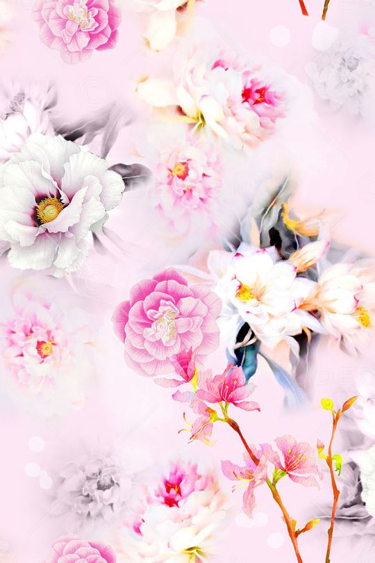 花朵印花华亿平台图片