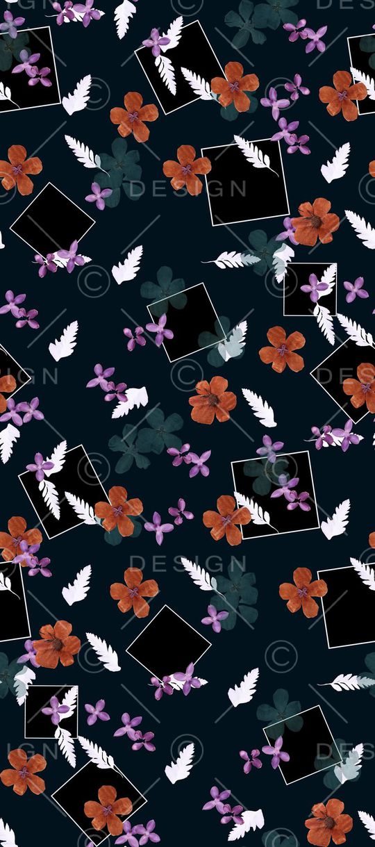 创意花卉.印花华亿平台图片