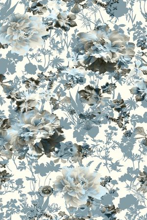 水墨印花华亿平台图片